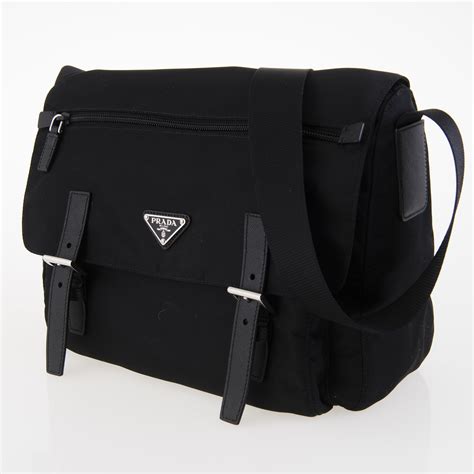 prada messenger bag nylon|Prada nylon Messenger bag vintage.